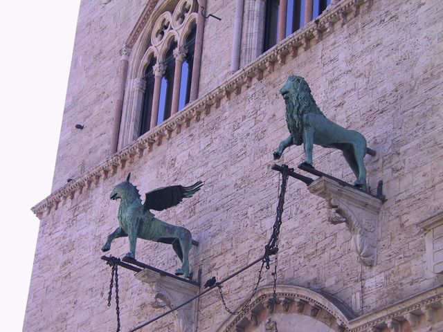 Lion and Griffin