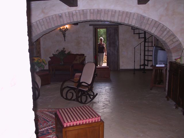 The entrance