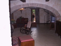 The entrance