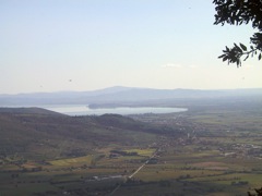 Roman road toward Trasimeno