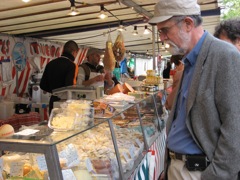 A farmers market in Paris