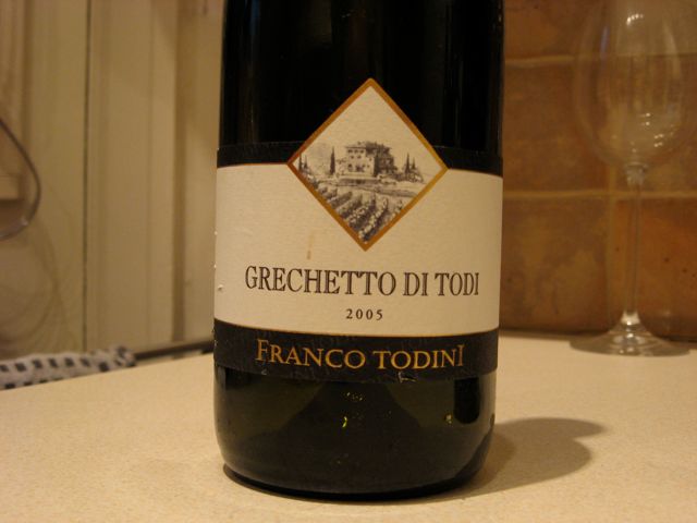 The wines we shared in London