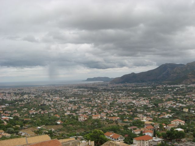 View from Monreale to Palermo