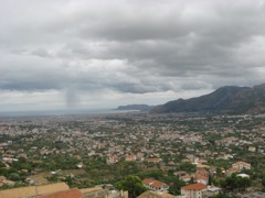 View from Monreale to Palermo
