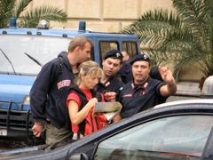 The police are helpful, if you are pretty